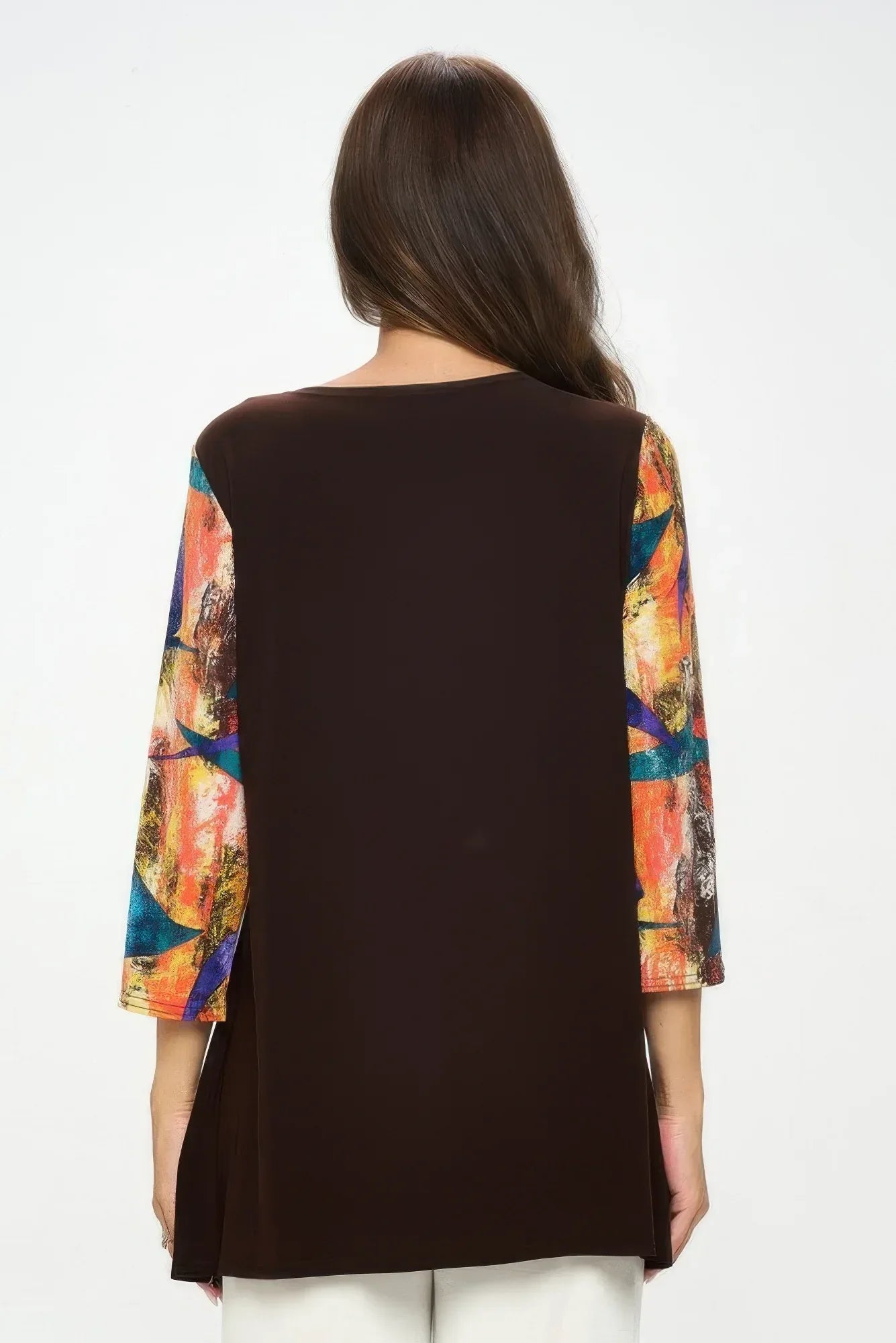 Contrast Curve Knit Top | Mixtshop LLC