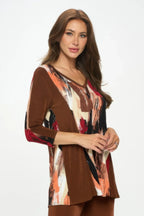 BNS V-Neck Binding Contrast Top | Mixtshop LLC