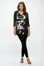 BNS V-Neck Binding Contrast Top | Mixtshop LLC