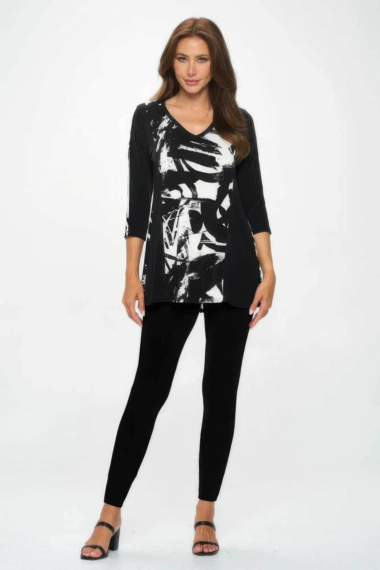 BNS V-Neck Binding Contrast Top | Mixtshop LLC
