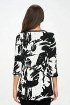 BNS V-Neck Binding Contrast Top | Mixtshop LLC