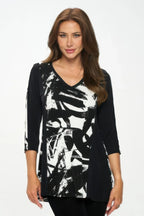 BNS V-Neck Binding Contrast Top | Mixtshop LLC