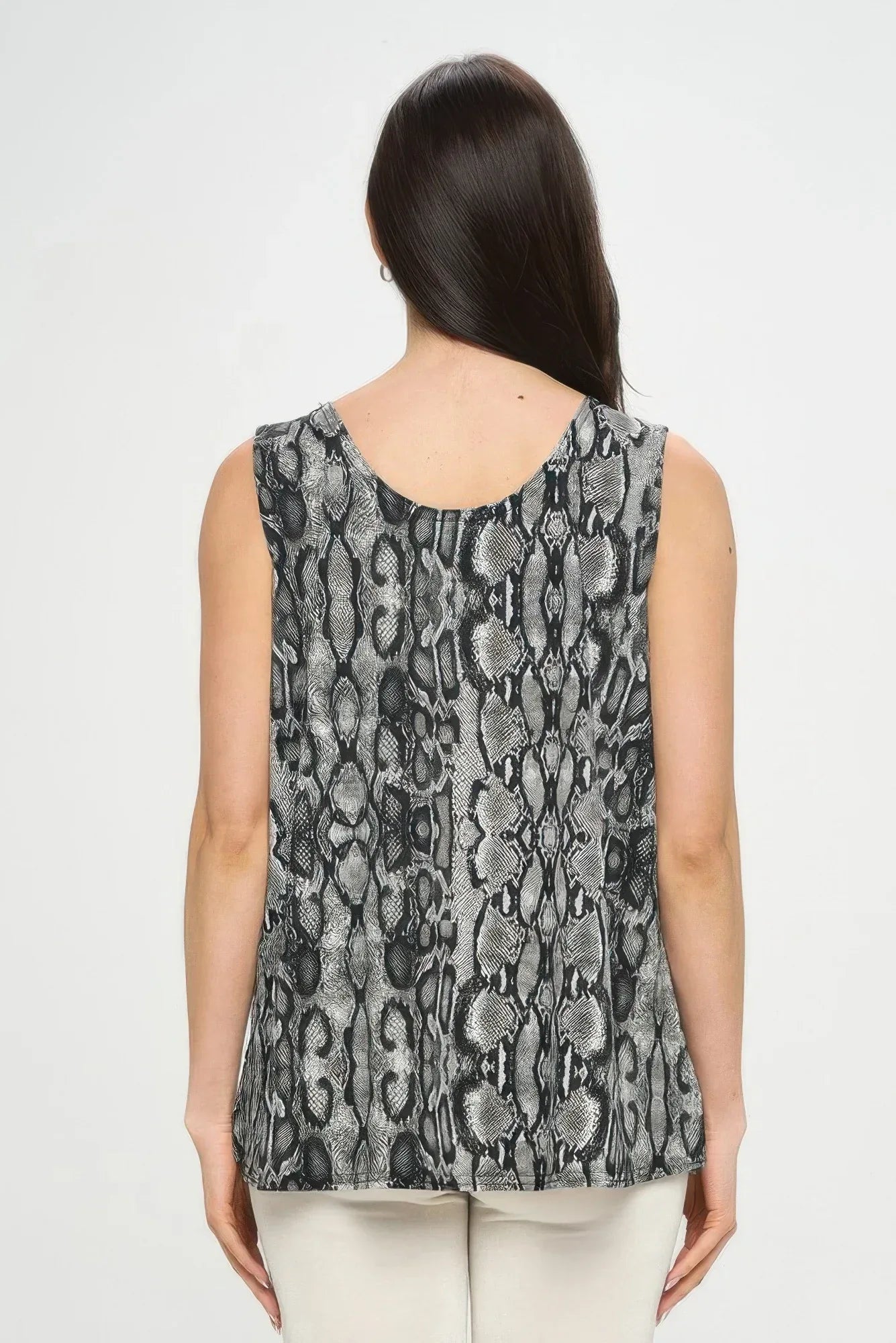 Hit Print Sleeveless Tank Top Secondary image