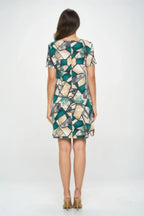 Hit Short Sleeve Missy Dress | Mixtshop LLC