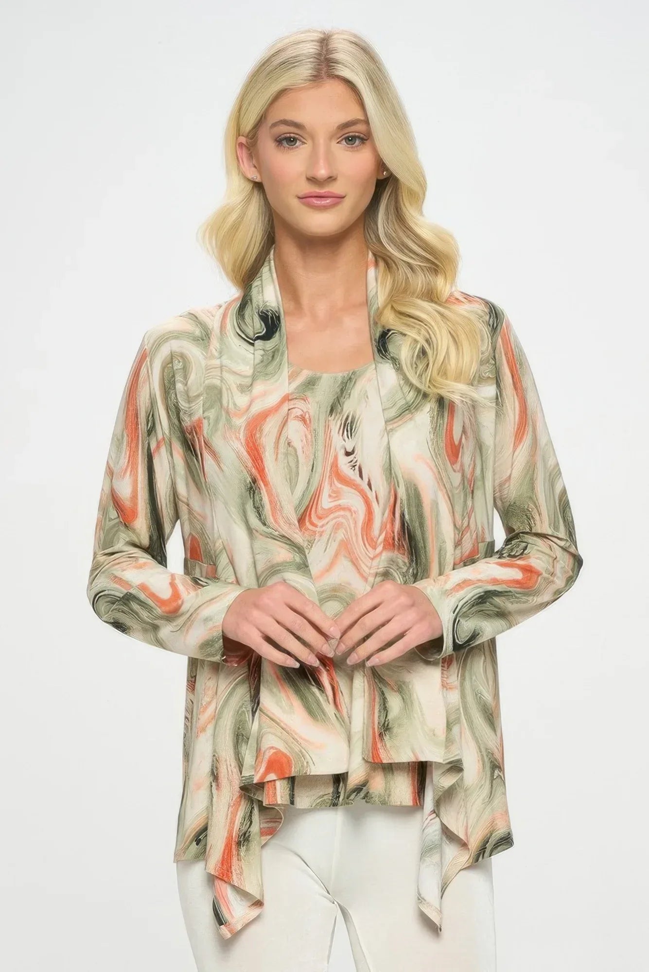 Mid Cut Print Jacket Secondary image