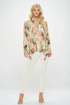 Mid Cut Print Jacket | Mixtshop LLC