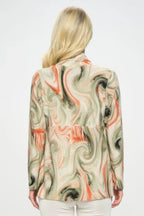 Mid Cut Print Jacket | Mixtshop LLC