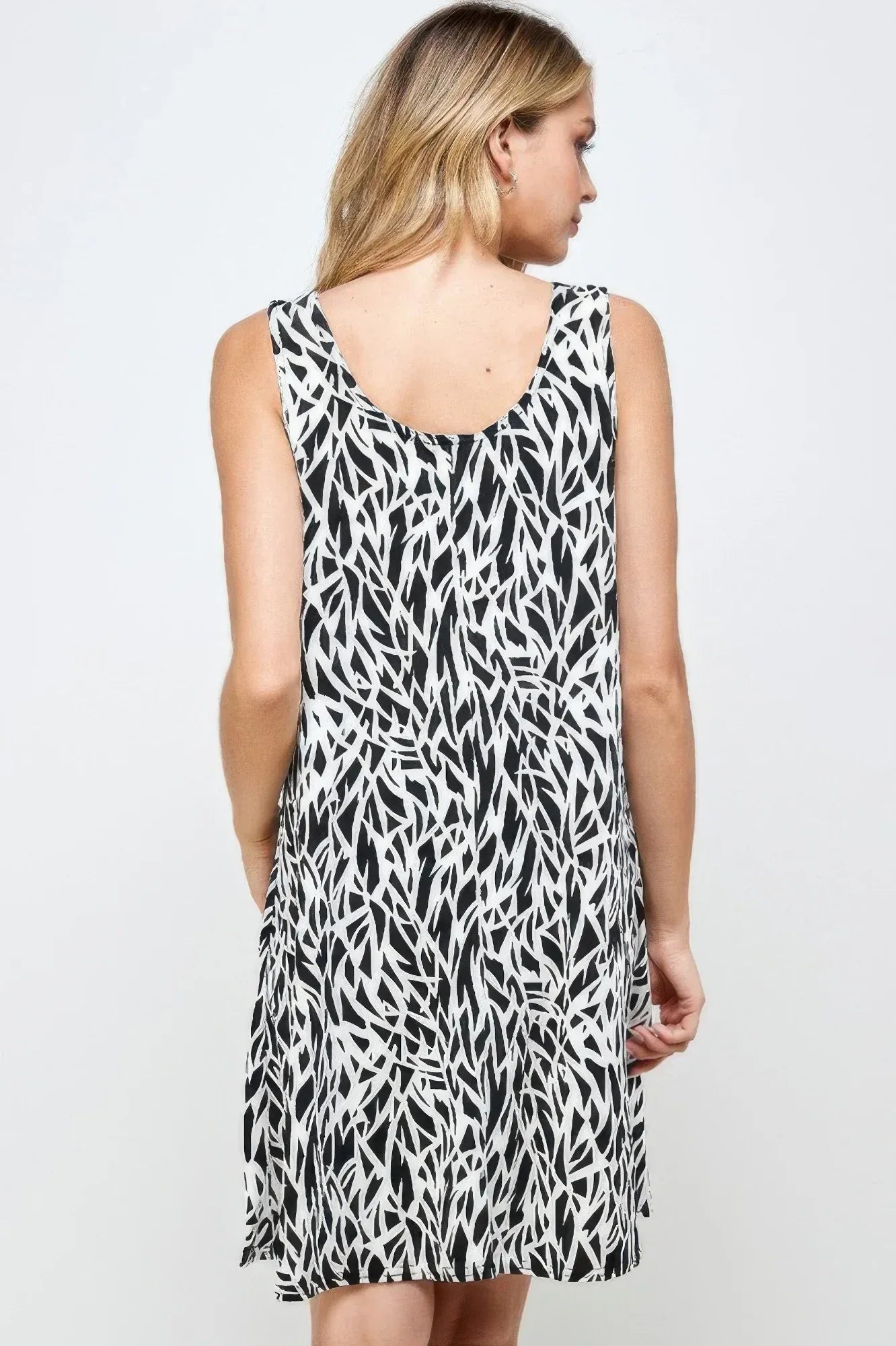 Plus Size Bns Print Missy Tank Dress | Mixtshop LLC