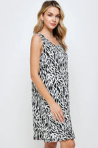 Plus Size Bns Print Missy Tank Dress | Mixtshop LLC