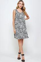 Plus Size Bns Print Missy Tank Dress | Mixtshop LLC