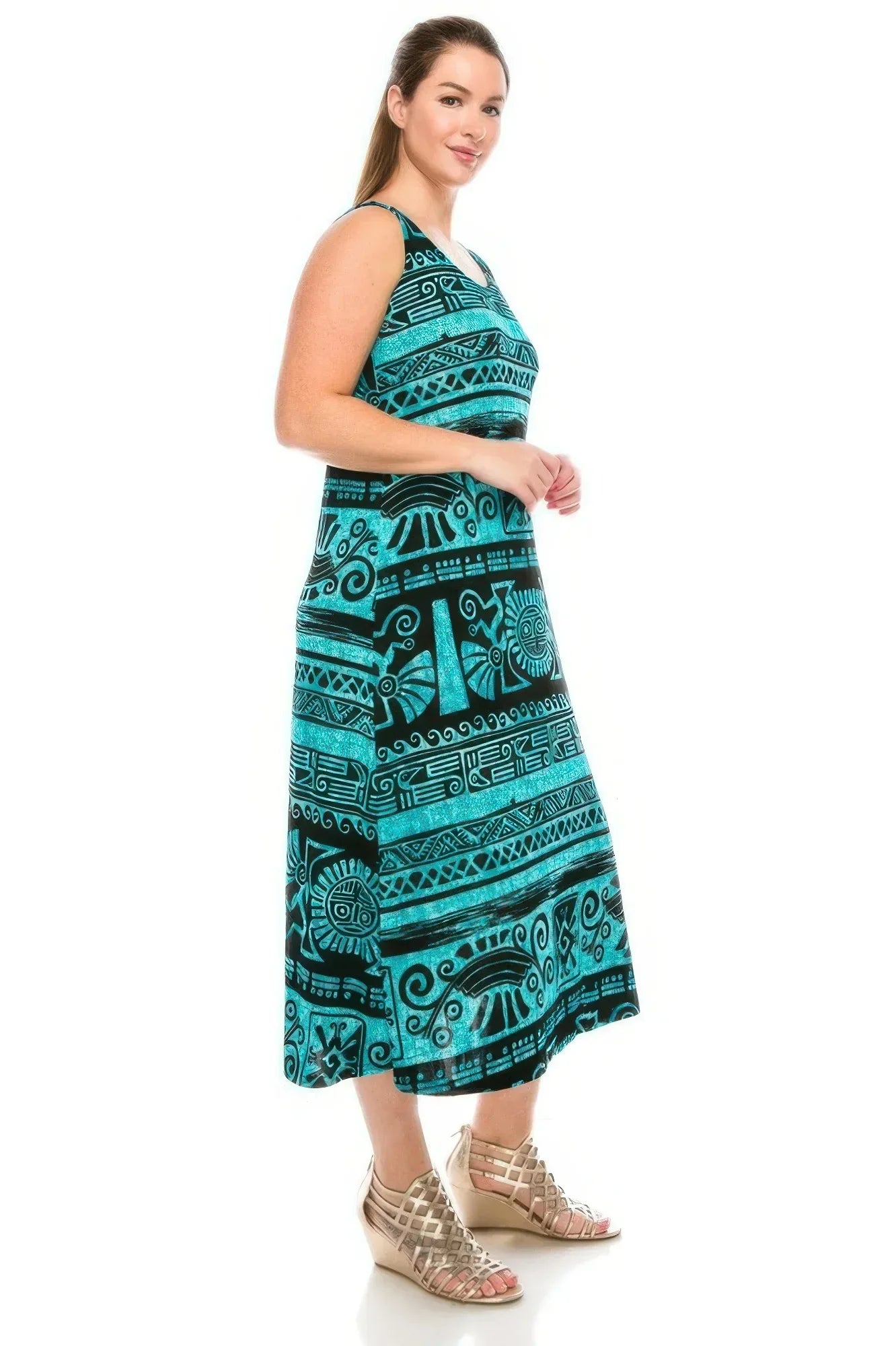 Round Neck Tank Silhouette Dress | Mixtshop LLC