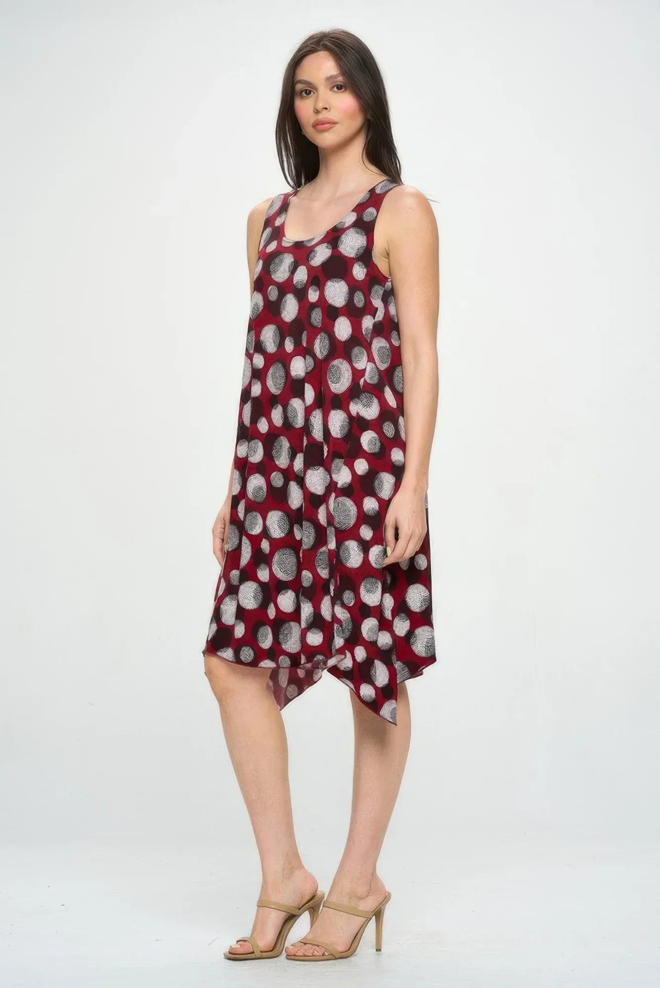 Round Neck Tank Silhouette Dress | Mixtshop LLC Main image