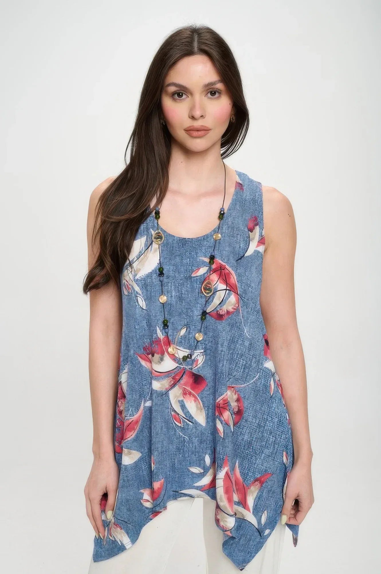 Hit Handkerchief Hem Tank | Mixtshop LLC