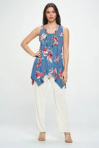 Hit Handkerchief Hem Tank | Mixtshop LLC
