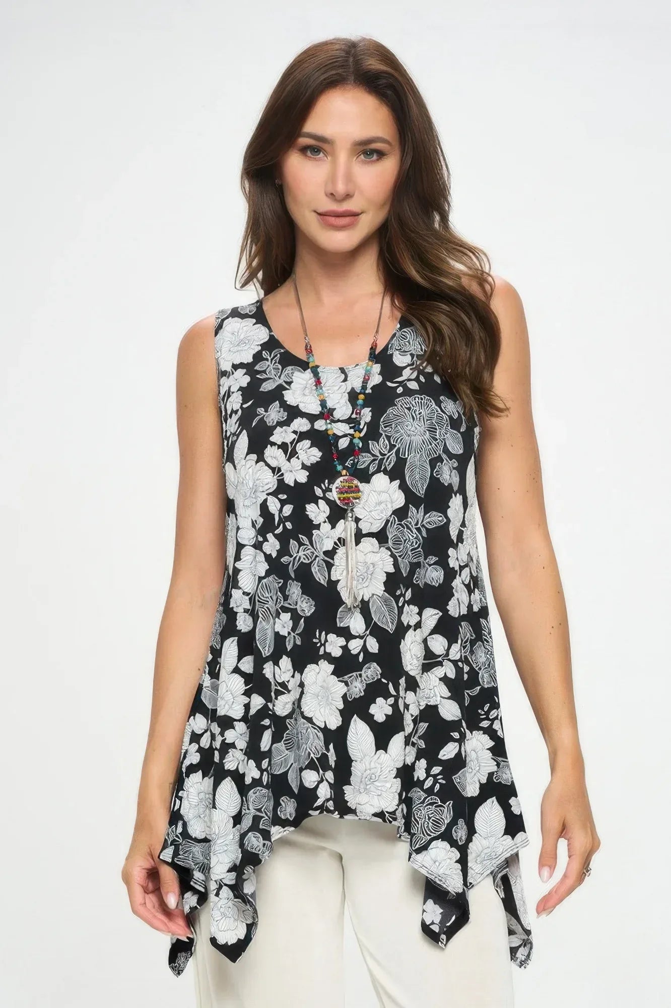 Hit Handkerchief Hem Tank | Mixtshop LLC