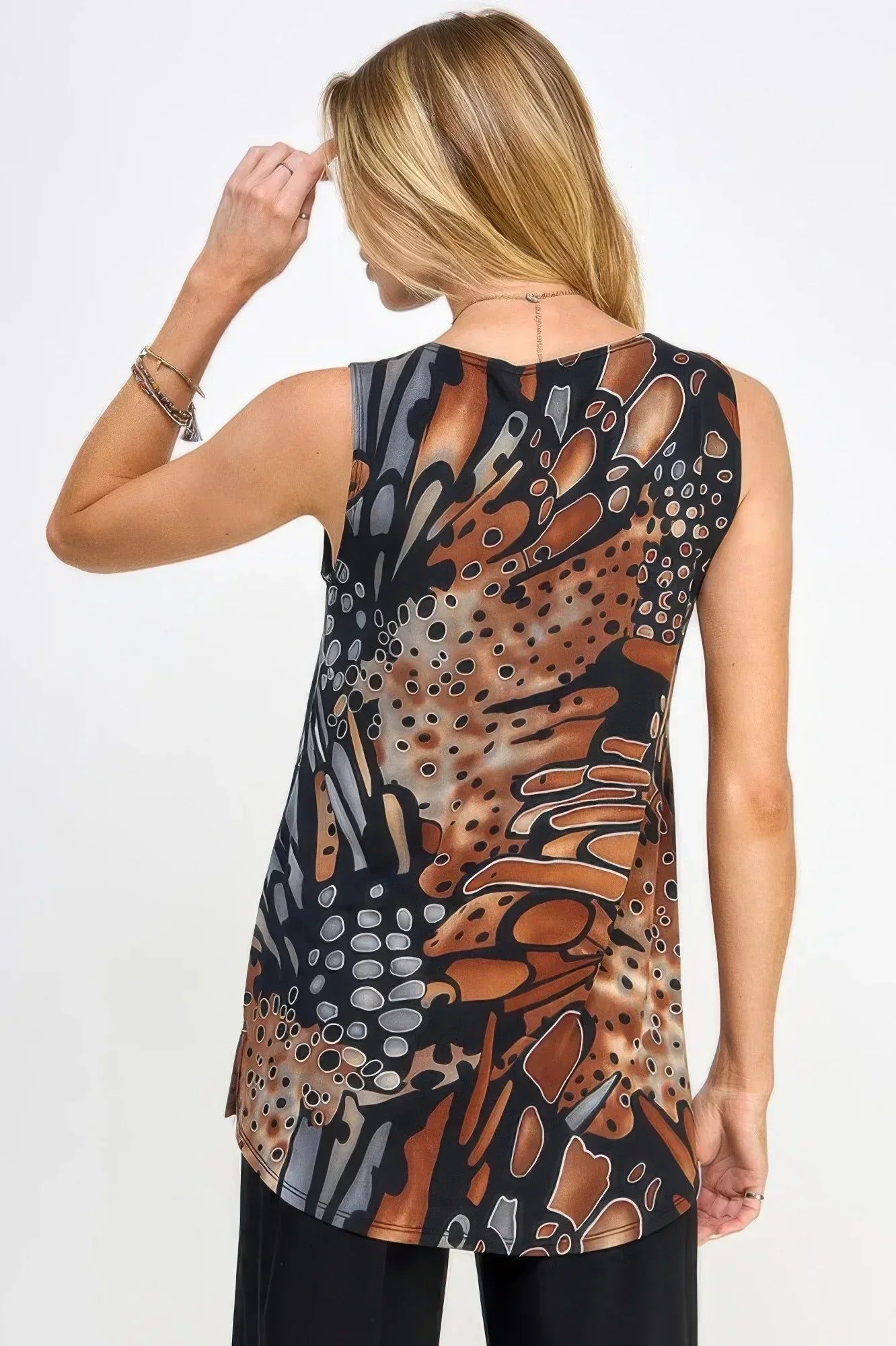 Print Boat Neckline | Mixtshop LLC
