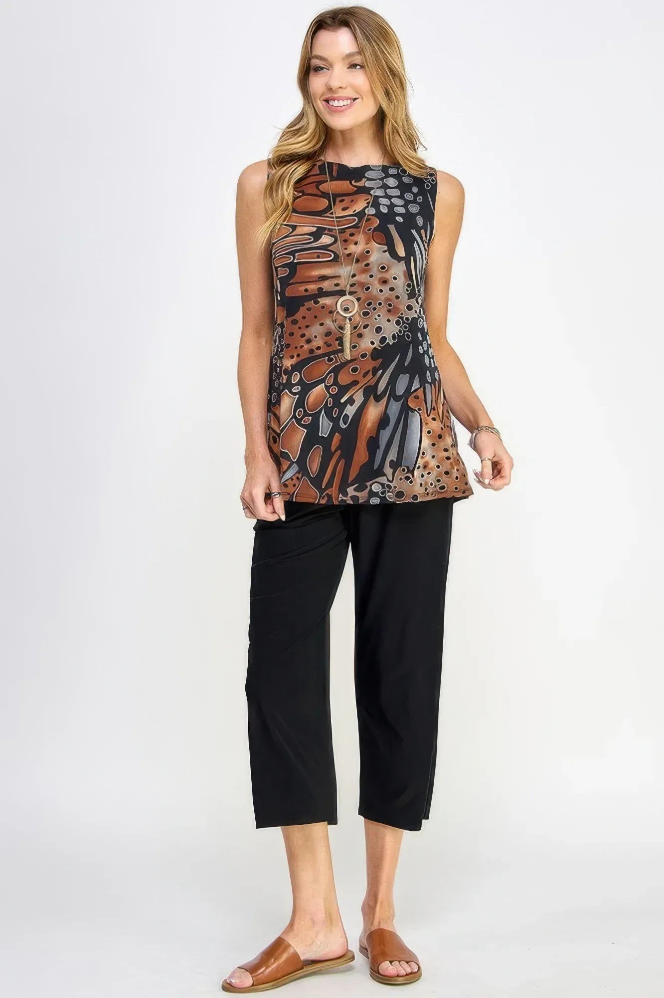 Print Boat Neckline | Mixtshop LLC