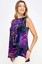 Print Boat Neckline | Mixtshop LLC
