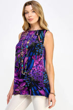 Print Boat Neckline | Mixtshop LLC