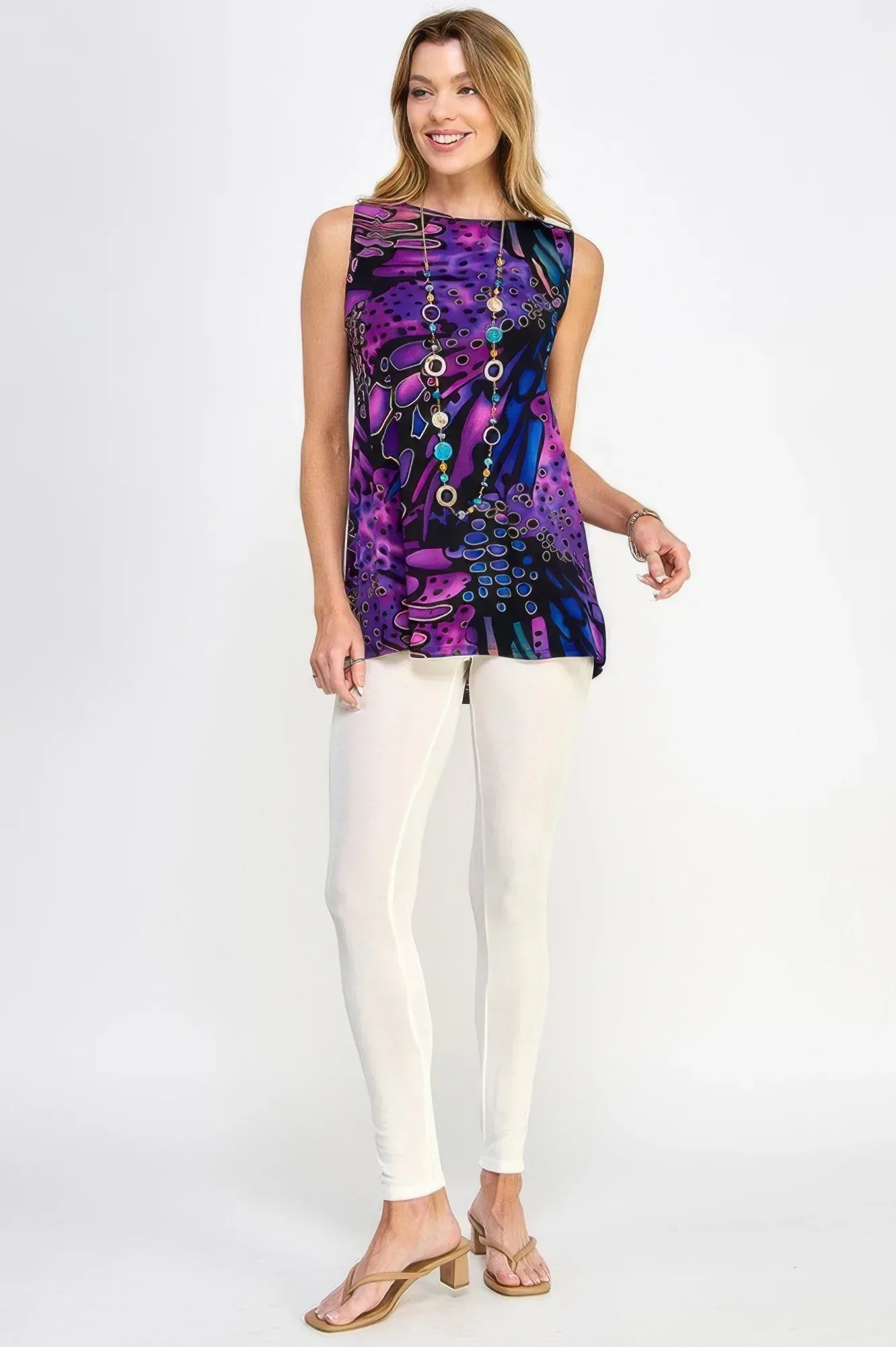 Print Boat Neckline | Mixtshop LLC