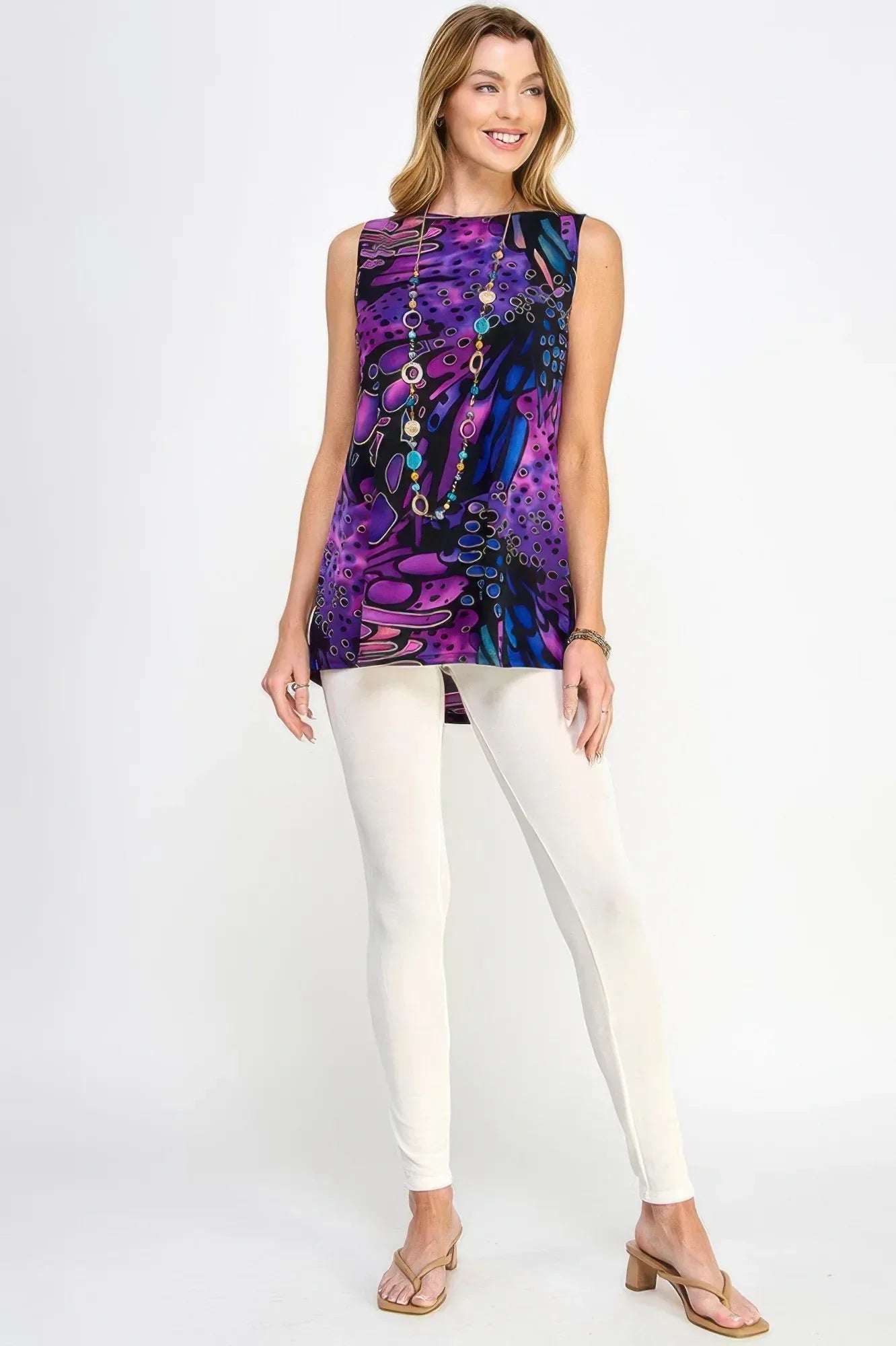 Print Boat Neckline | Mixtshop LLC