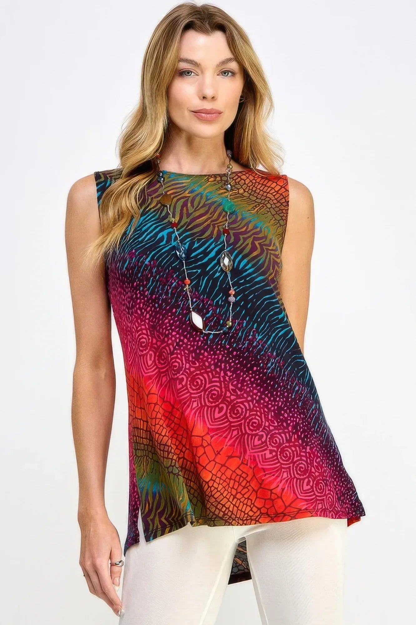 Print Boat Neckline | Mixtshop LLC