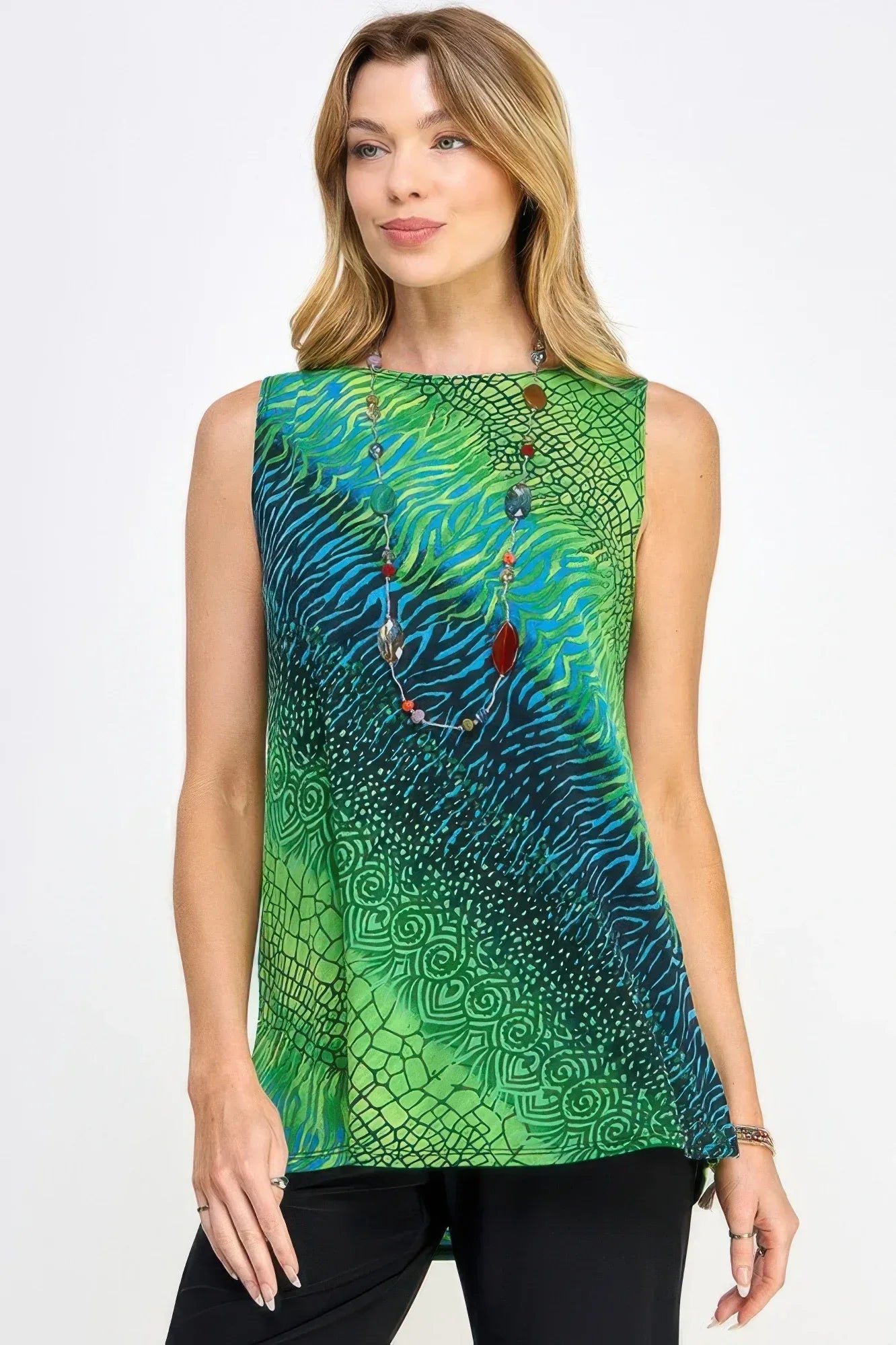 Print Boat Neckline | Mixtshop LLC