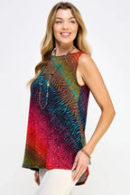 Print Boat Neckline | Mixtshop LLC