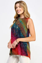 Print Boat Neckline | Mixtshop LLC