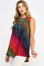 Print Boat Neckline | Mixtshop LLC