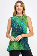 Print Boat Neckline | Mixtshop LLC