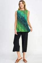 Print Boat Neckline | Mixtshop LLC