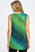 Print Boat Neckline | Mixtshop LLC