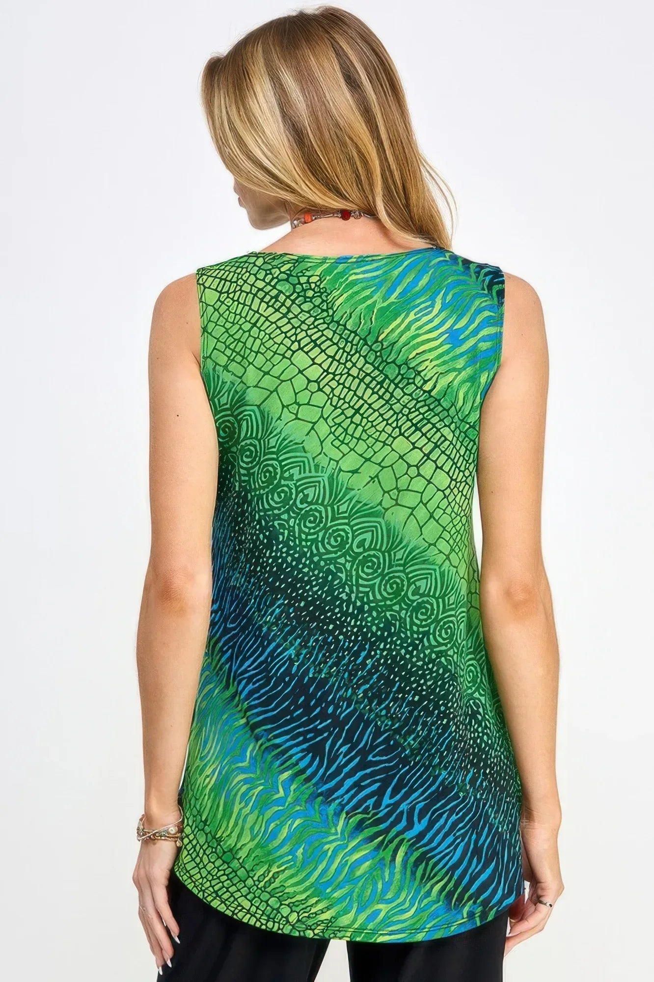 Print Boat Neckline | Mixtshop LLC