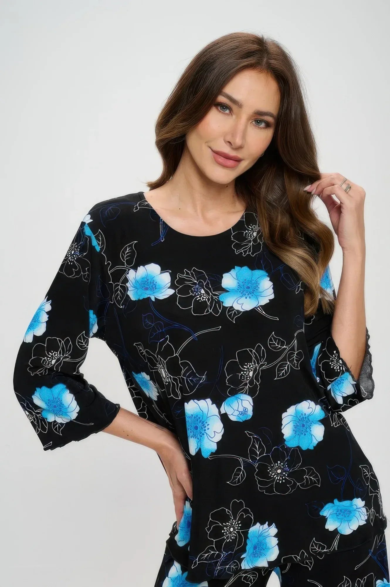 Bns Print Missy Top | Mixtshop LLC
