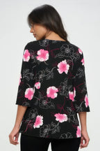 Bns Print Missy Top | Mixtshop LLC
