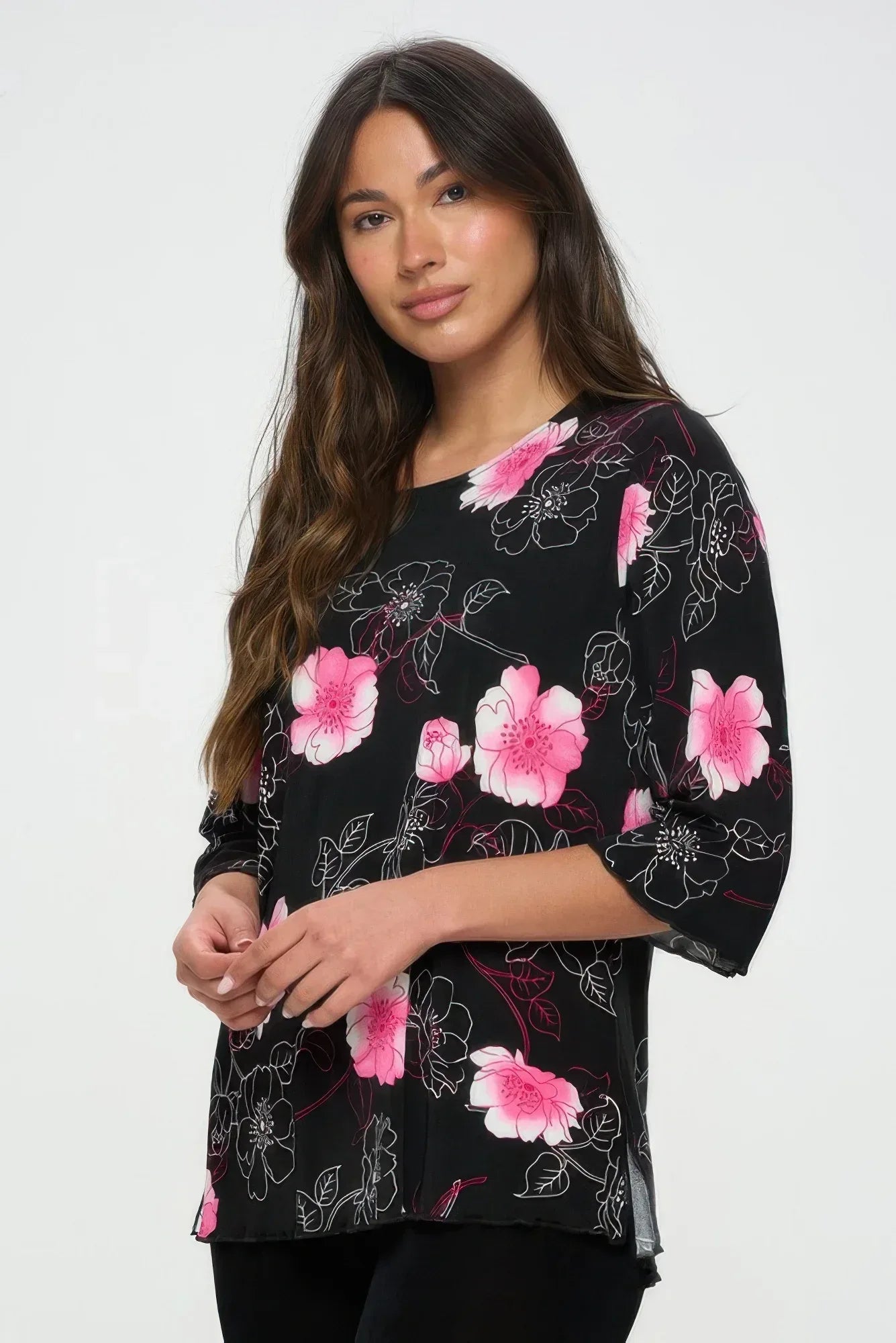 Bns Print Missy Top | Mixtshop LLC