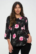 Bns Print Missy Top | Mixtshop LLC