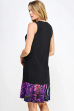 Hit Contrast Print Tank Dress | Mixtshop LLC