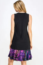 Hit Contrast Print Tank Dress | Mixtshop LLC