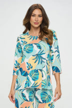 Plus Sizes Bns Print Missy Top | Mixtshop LLC