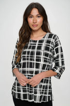 Plus Sizes Bns Print Missy Top | Mixtshop LLC