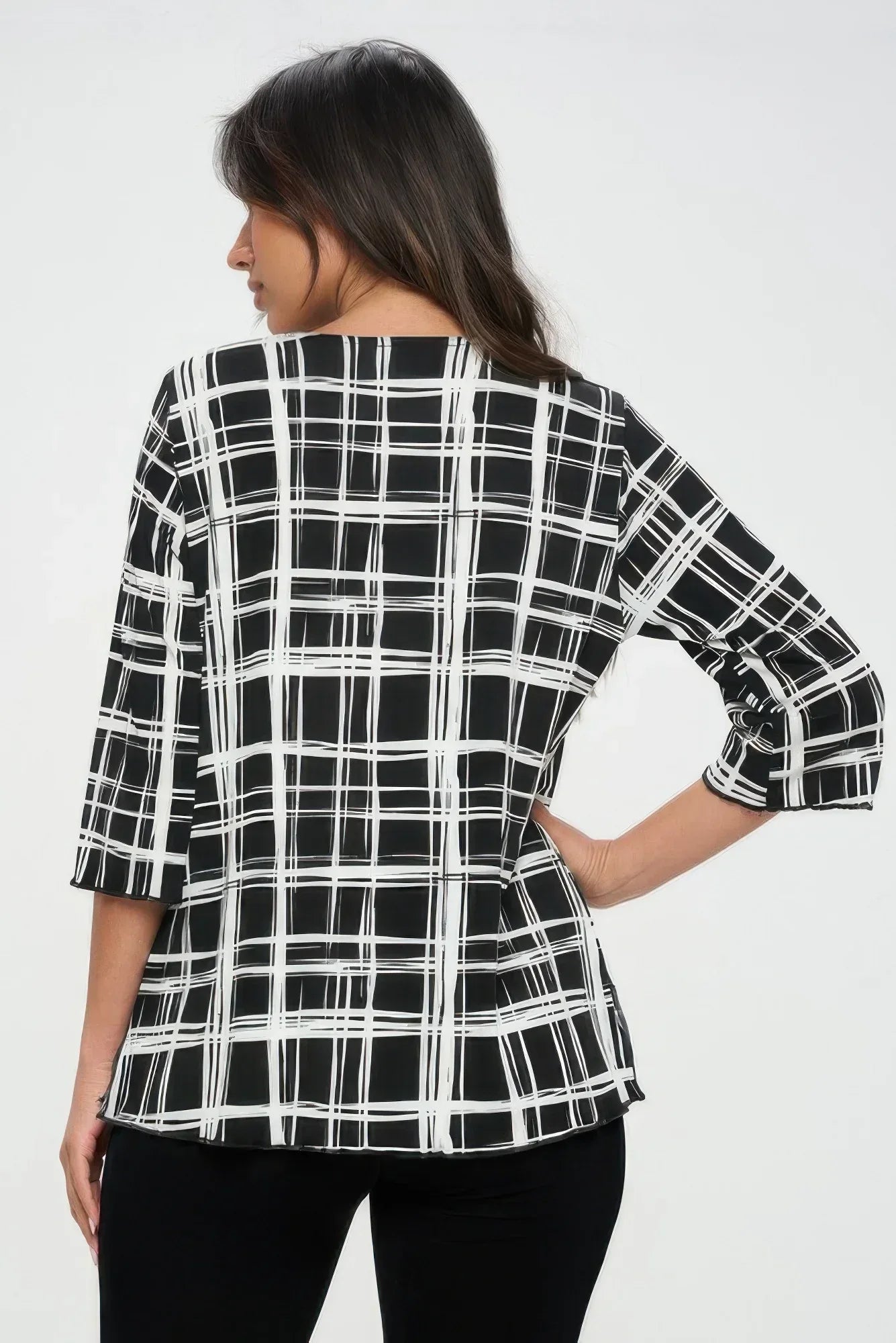 Plus Sizes Bns Print Missy Top Secondary image