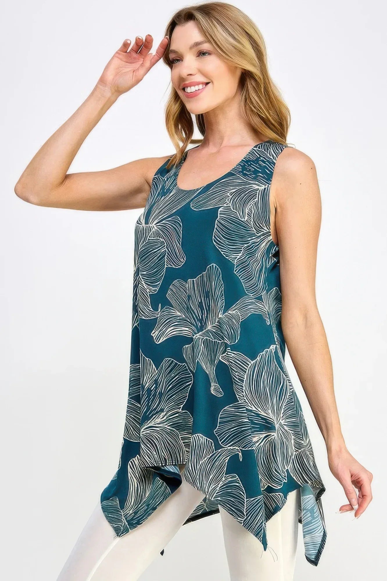 Hit Handkerchief Hem Tank | Mixtshop LLC