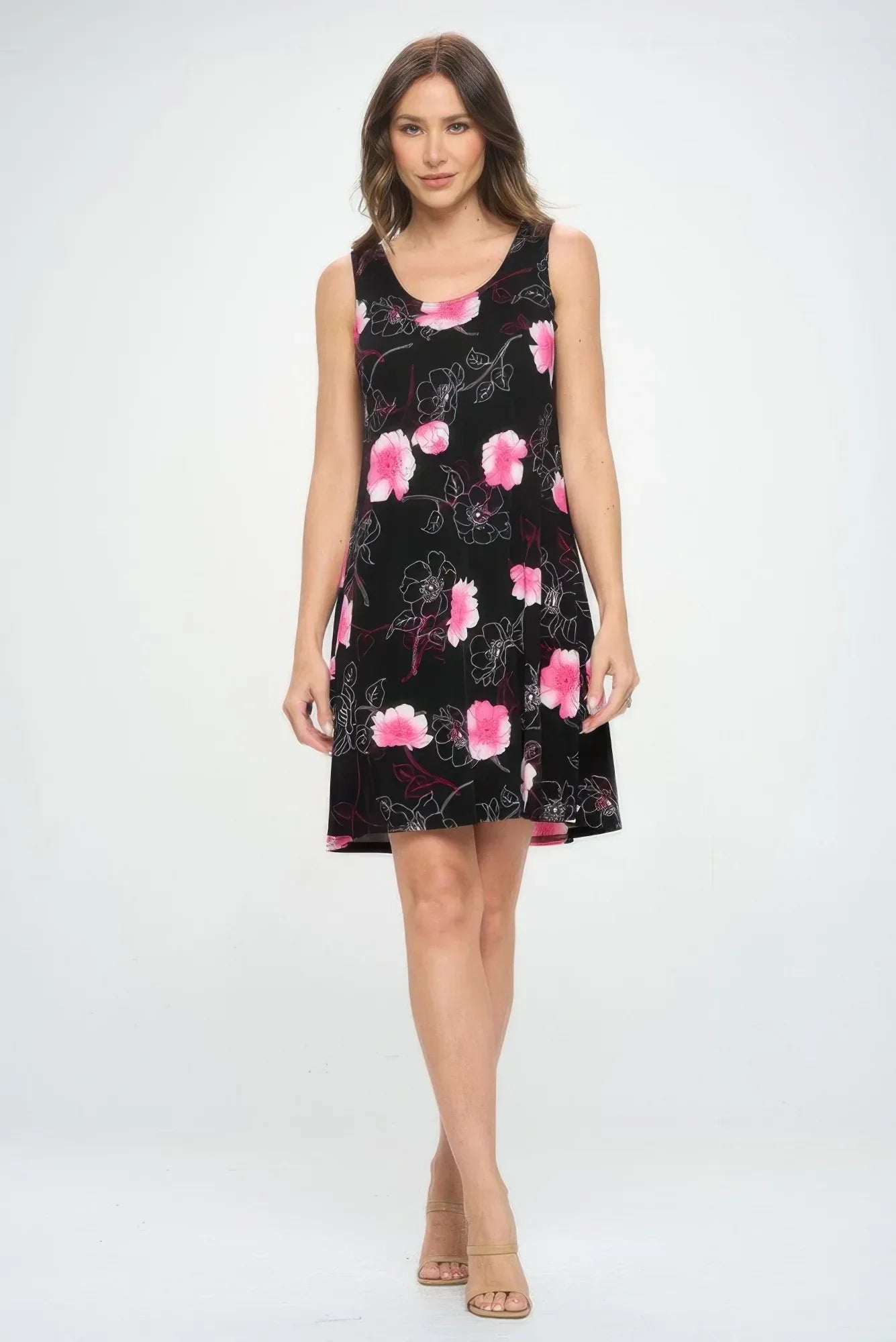 Print Short Tank Dress Secondary image