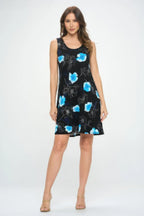 Print Short Tank Dress | Mixtshop LLC