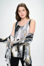 Bns Print Sleeveless Tank Top | Mixtshop LLC