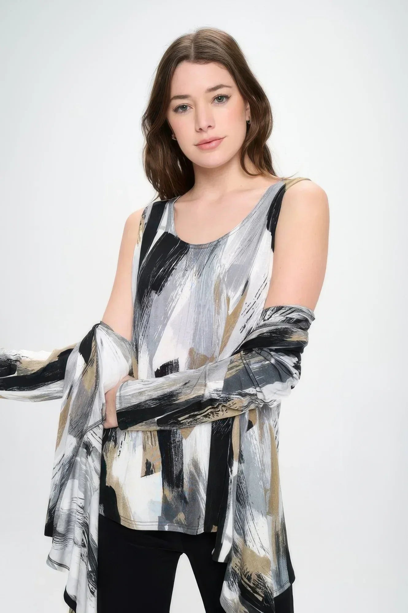 Bns Print Sleeveless Tank Top | Mixtshop LLC