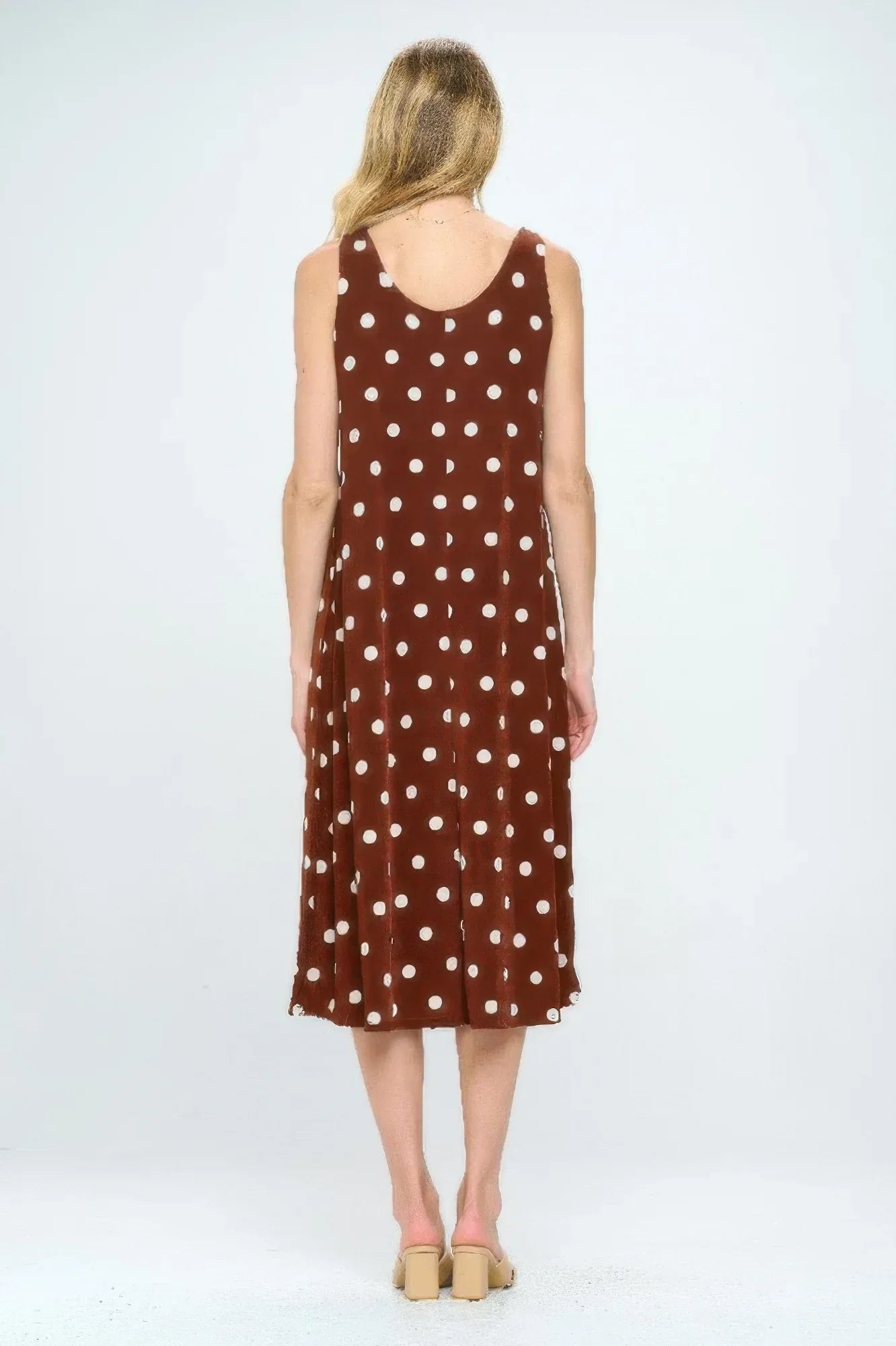 Plus Size Sleeveless Round-neckline Long Dress Secondary image