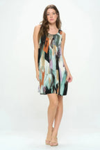 Plus Size Bns Print Missy Tank Dress | Mixtshop LLC